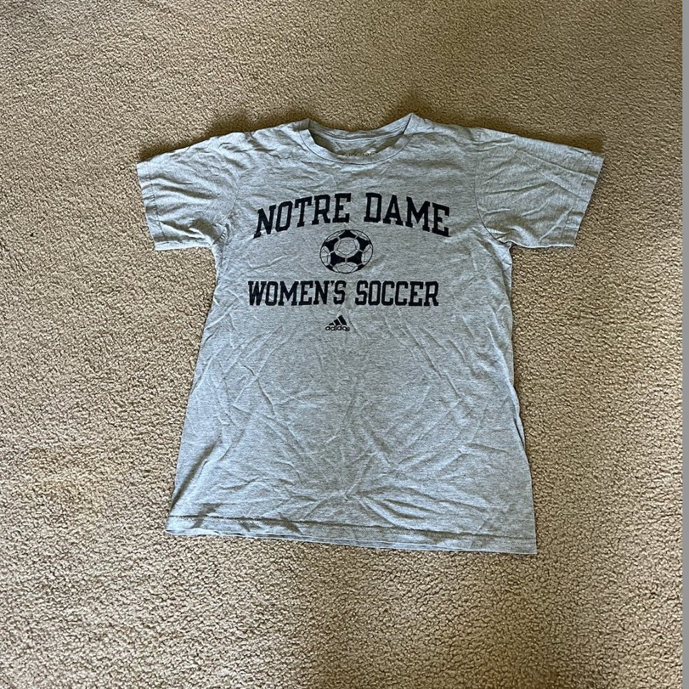 University of Notre Dame Women's Soccer T-shirt adidas brand